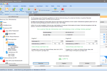 Erfassung Zinswaage für Entscheidung Sollzinsbindung